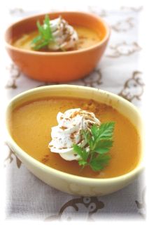 蜂蜜かぼちゃの蒸しようかん。