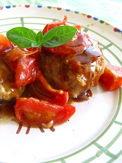 楽チン☆ふんわりハンバーグ と献立。