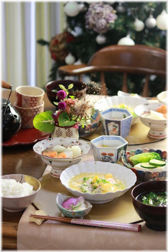 つゆだく ねぎ塩。と 献立。