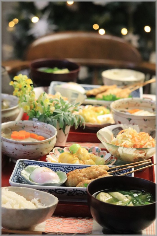 【レシピ】鶏つくね。と　献立。と　お揃コーデ。