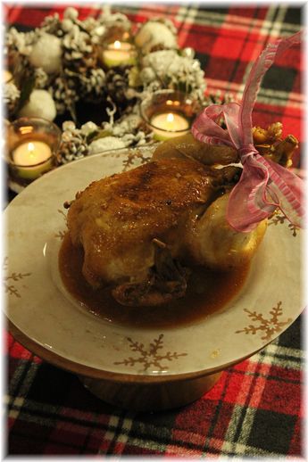 お鍋で作るローストチキン。 と お家クリスマスの献立。