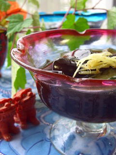 黒糖のゼリー♪ちょこっと生姜。