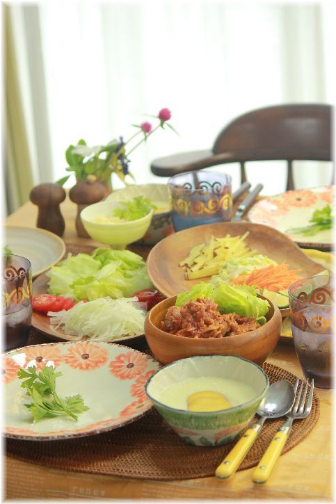 カレートルティーヤの お昼ごはん。