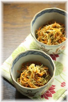 ダブル海苔の和え物。 と献立。