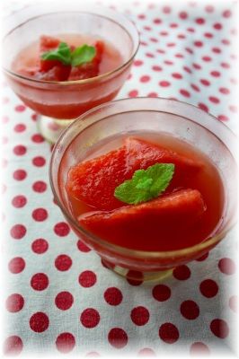 すいかゼリー。