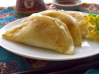 餃子みたいな☆大根餅。