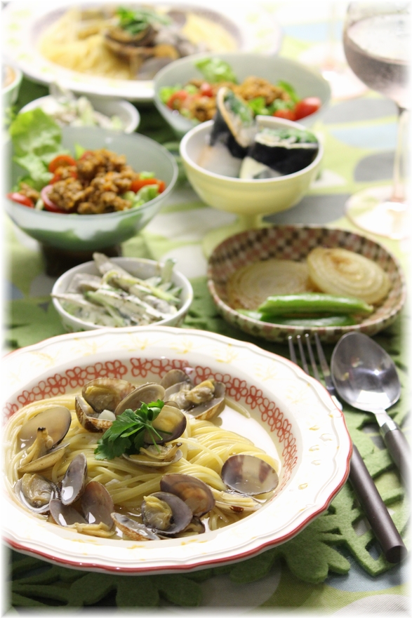 あさりのスープパスタ と 献立 よめ膳 Yomeカフェ Powered By ライブドアブログ