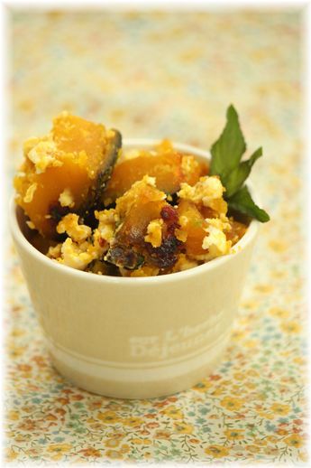 はちみつ焼きカボチャサラダ。