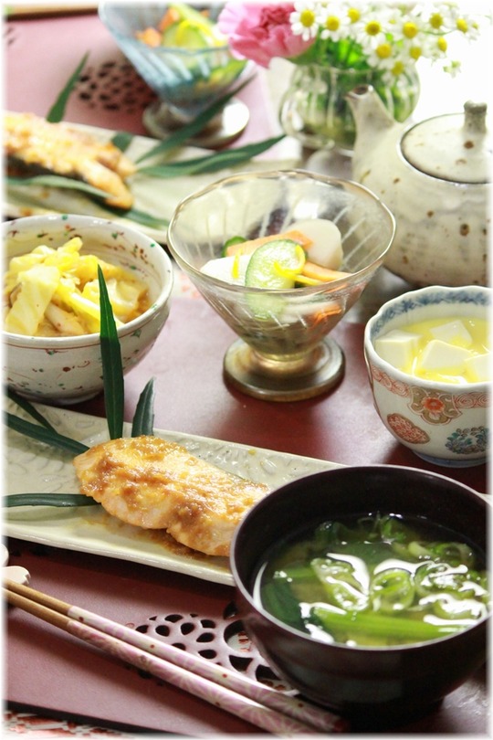 1a鮭の味噌バター焼き