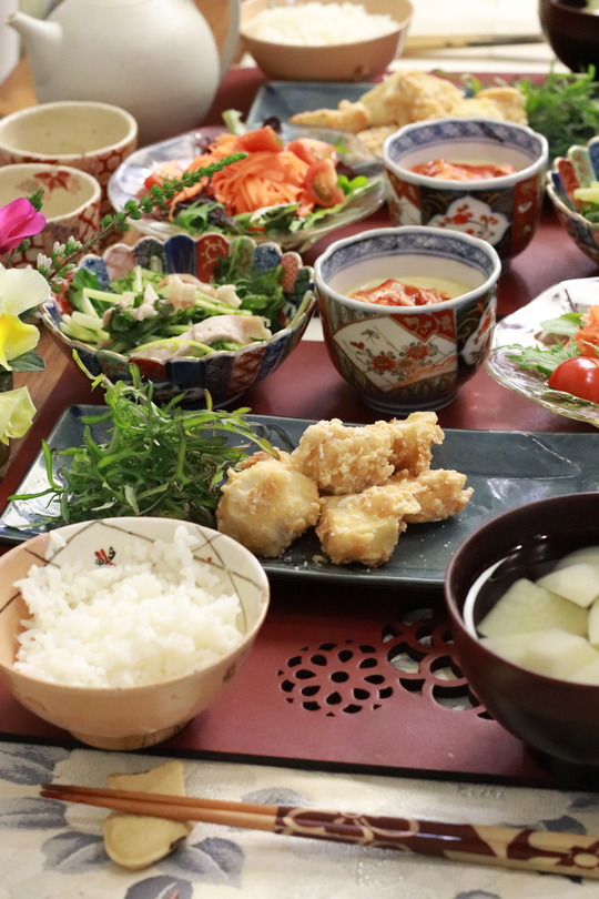 【レシピ】おおいたクッキングアンバサダー　里芋の甘辛唐揚げ。と　献立。と　ビールとソーセージとお昼寝。