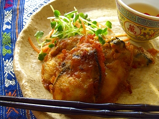 牡蠣のチャイニーズフライ。