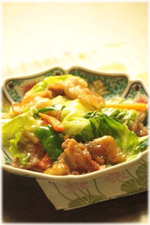 レタス回鍋肉。 と 献立。 よめ膳 ＠YOMEカフェ Powered by ライブドアブログ