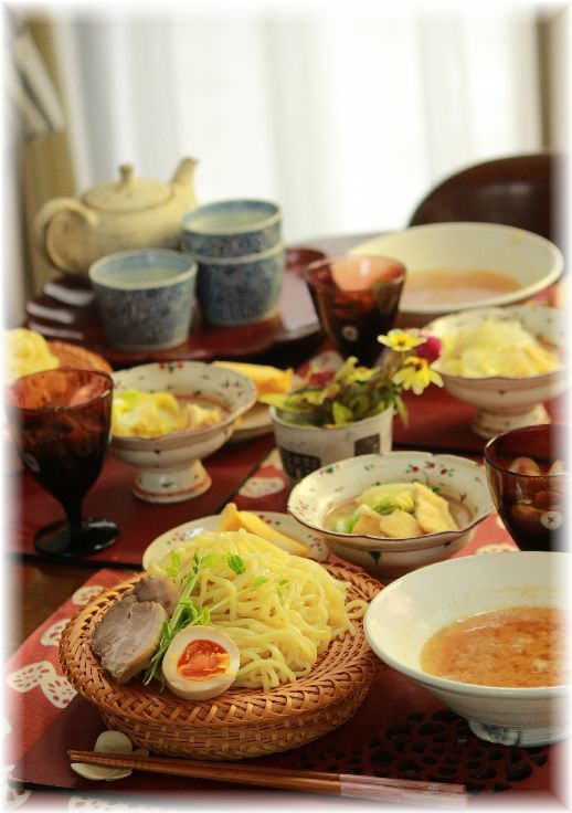お家つけ麺。 と 献立