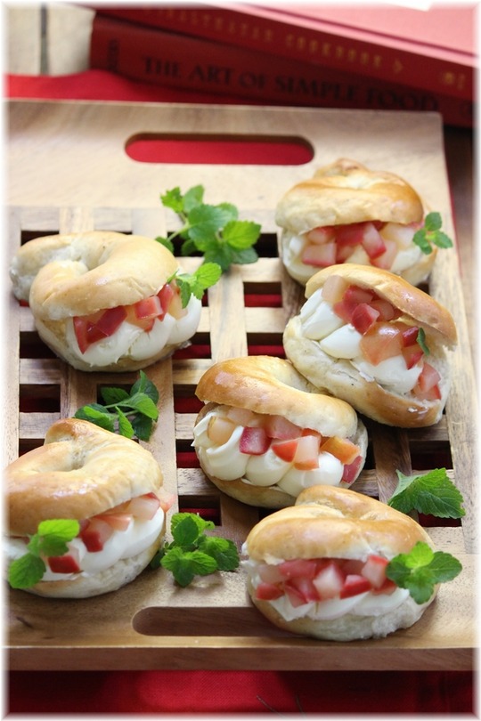 【レシピ】スパイスハニーベーグル。　と　懐かしい秋の早起き。