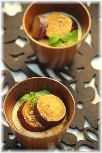 焼き芋プリン。