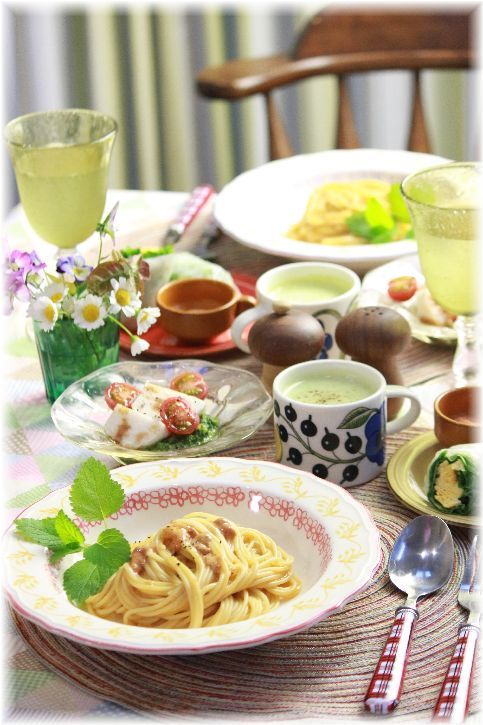 うに の クリームパスタ。 と 献立。と今週のお買いもの。