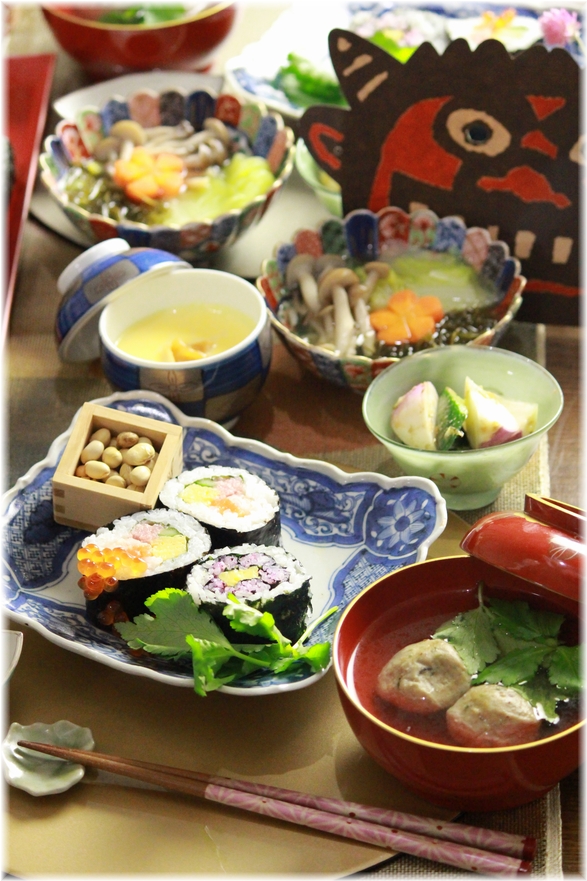 節分の日の献立 よめ膳 Yomeカフェ Powered By ライブドアブログ