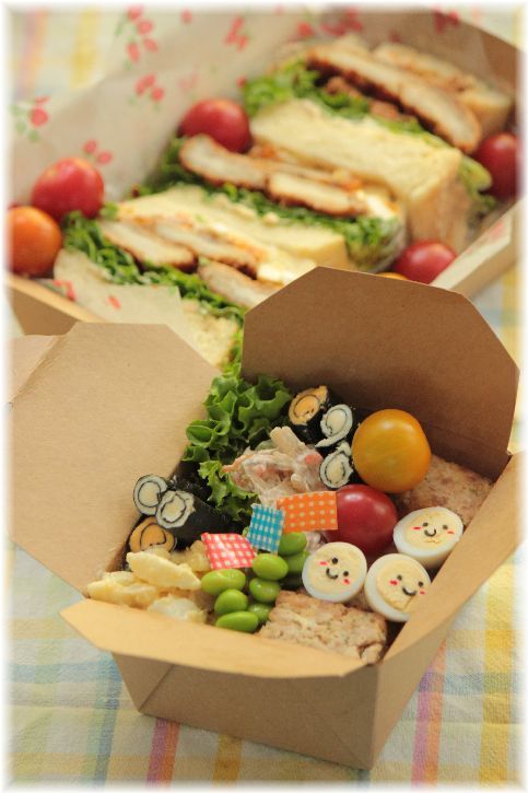 白ミミ・お豆腐食パン。と サンドイッチお弁当。