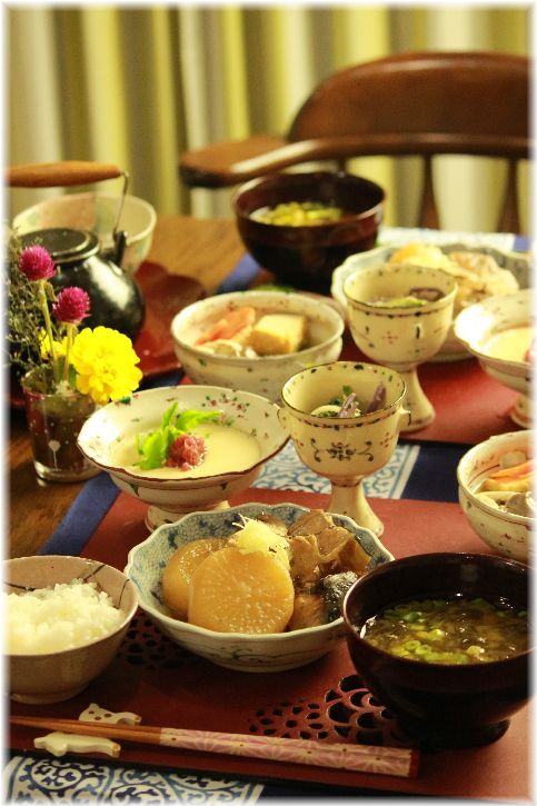 ぶり大根。 の 献立。