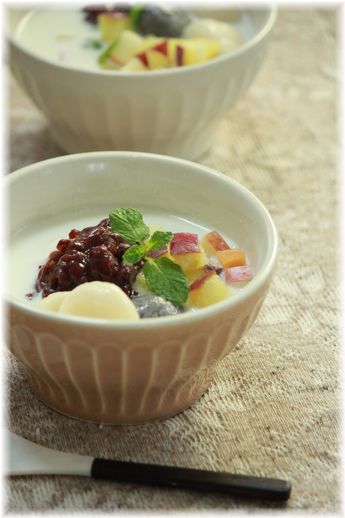 ミルクお汁粉。