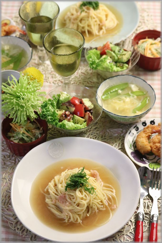 レシピ たらこスープパスタ と 献立 と 21初お弁当 よめ膳 Yomeカフェ Powered By ライブドアブログ