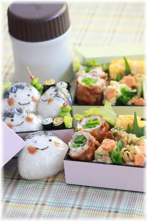 くるくるチンジャオロース。 と お弁当。