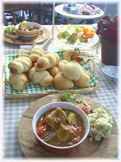 たびちゃん と ご飯♪