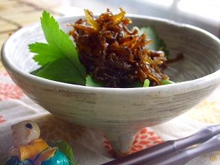 いかなごのくぎ煮 と 油揚げ。～ゆちちゃん、ありがとう♪～