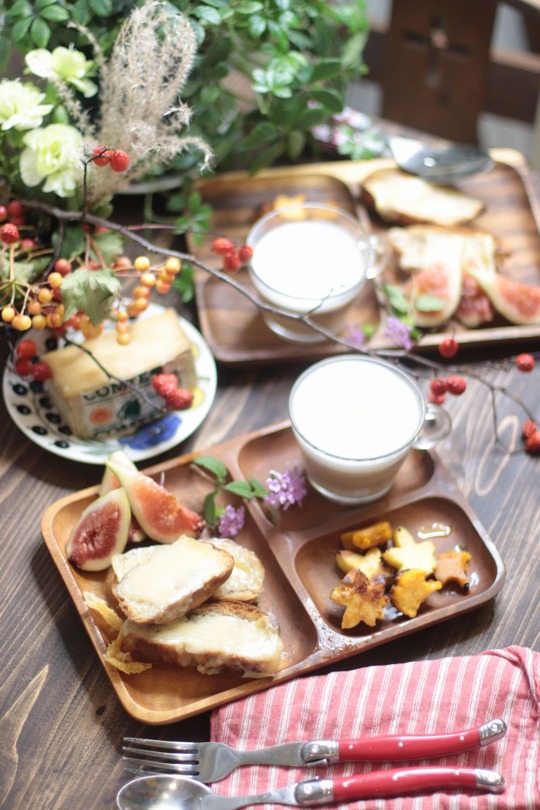 【レシピ】秋の吹き寄せおやつ。と　チーズトースト。と　姪孫が生まれました。