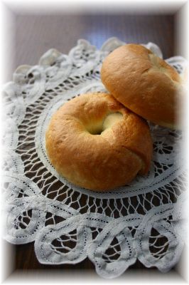 お豆腐ベーグル。