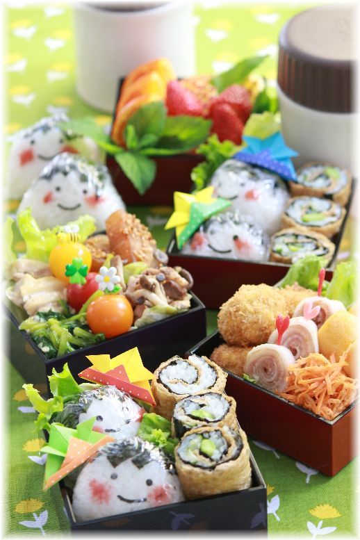 くるくるお稲荷さん。と お弁当。