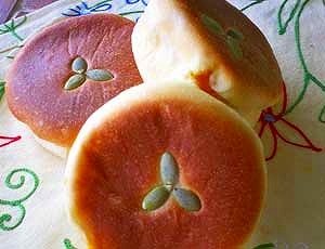 ぺちゃんこ☆かぼちゃぱん