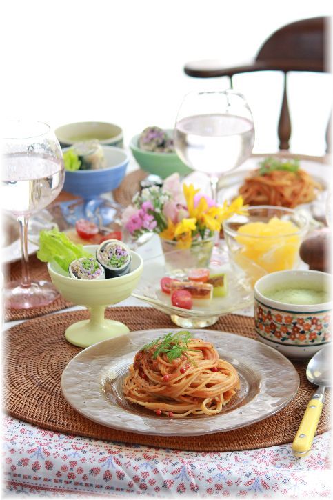 濃厚海老ソースのパスタ。 と お昼ごはん。 と 今月のお買いものまとめ。