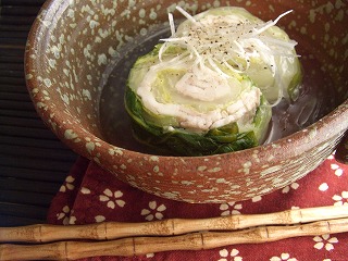 クタクタ・クルクル白菜。