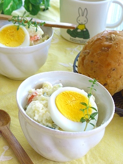 ふんわりお豆腐入りのポテトサラダ♪
