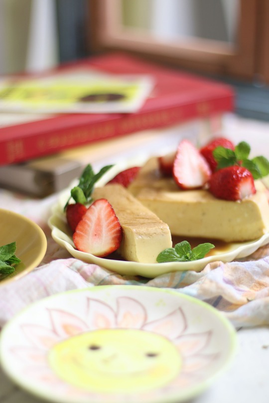 濃厚固め　甘酒イタリアンプリン。　と　朝の富士山