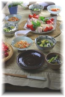 切干大根のにんにくおかか炒め。 と献立。