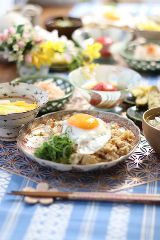  【レシピ】新生姜たっぷり和風ガパオライス。と　献立。と　なんとかしたい。と　ありがとう。