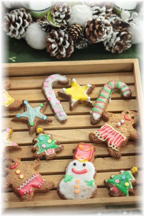 黒糖ココナツジンジャークッキー。