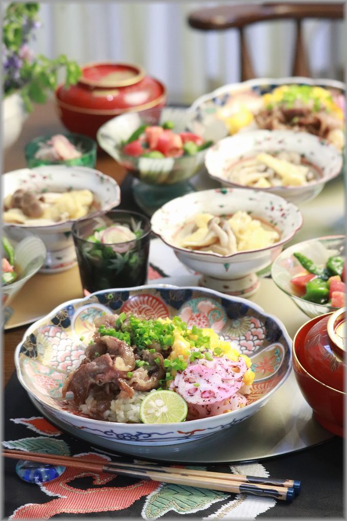 レシピ 牛肉の甘辛ちらし寿司 と 献立 と 海のひっかき傷 よめ膳 Yomeカフェ Powered By ライブドアブログ