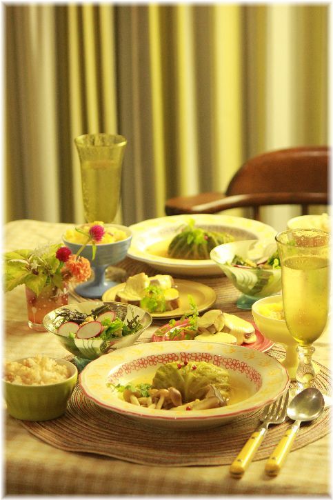 カレースープロールキャベツ。の 献立と 今週のお買いもの。