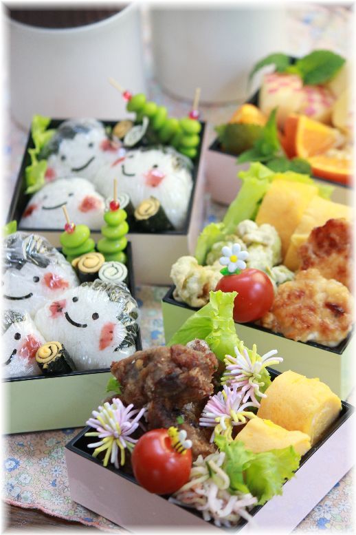 ほたて豆腐バーグ。と お弁当。