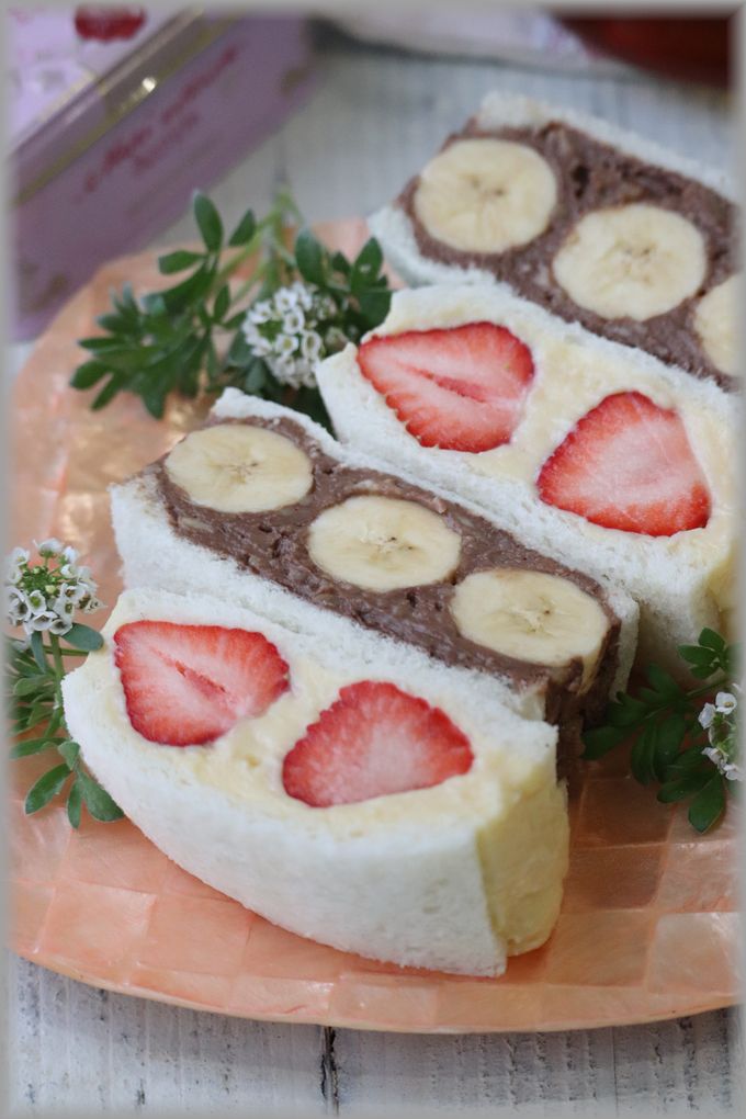 レシピ フライパン一つで作るカスタードクリーム フルーツサンドイッチ と ハナウタの台所 よめ膳 Yomeカフェ Powered By ライブドアブログ