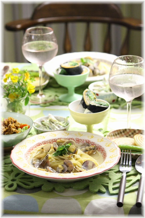 あさりのスープパスタ と 献立 よめ膳 Yomeカフェ Powered By ライブドアブログ