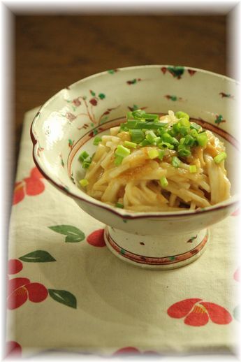 長芋の炒めサラダ。 と献立。