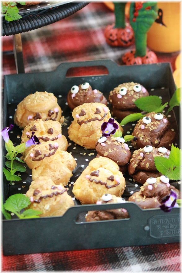 ハロウィンシュークリーム。