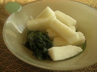 長芋と大葉のわさび漬け。そしてFM横浜♪