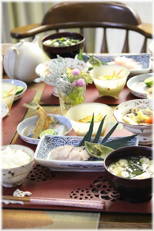 【献立】お刺身を次の日は昆布締めに。な献立と。　「カルピス」発酵BLEND！