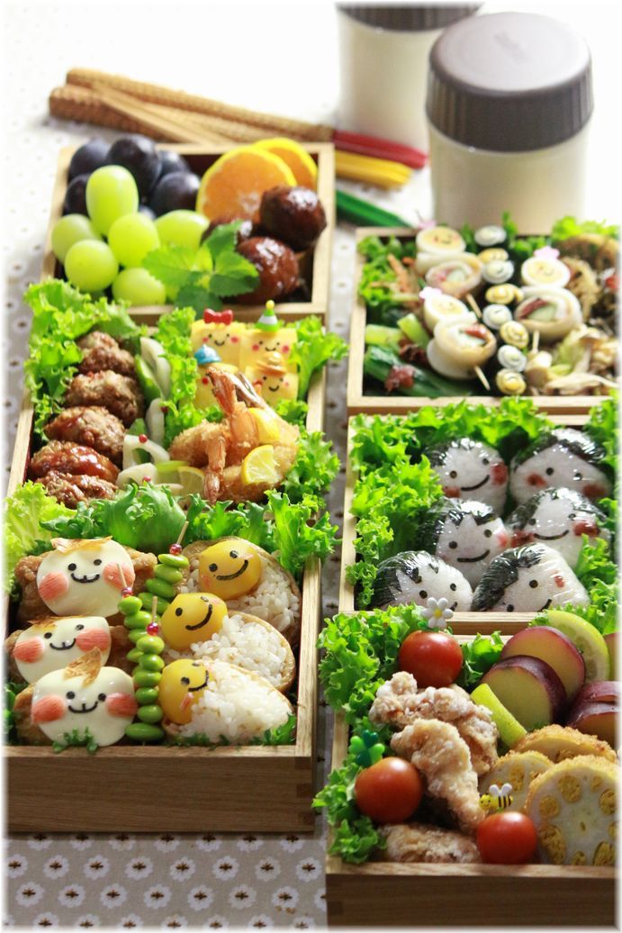 運動会のお弁当。
