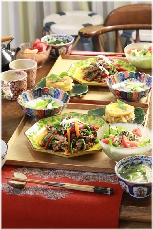  【レシピ】新生姜チンジャオロース。と　献立。と　お願いだから言わないでください。　